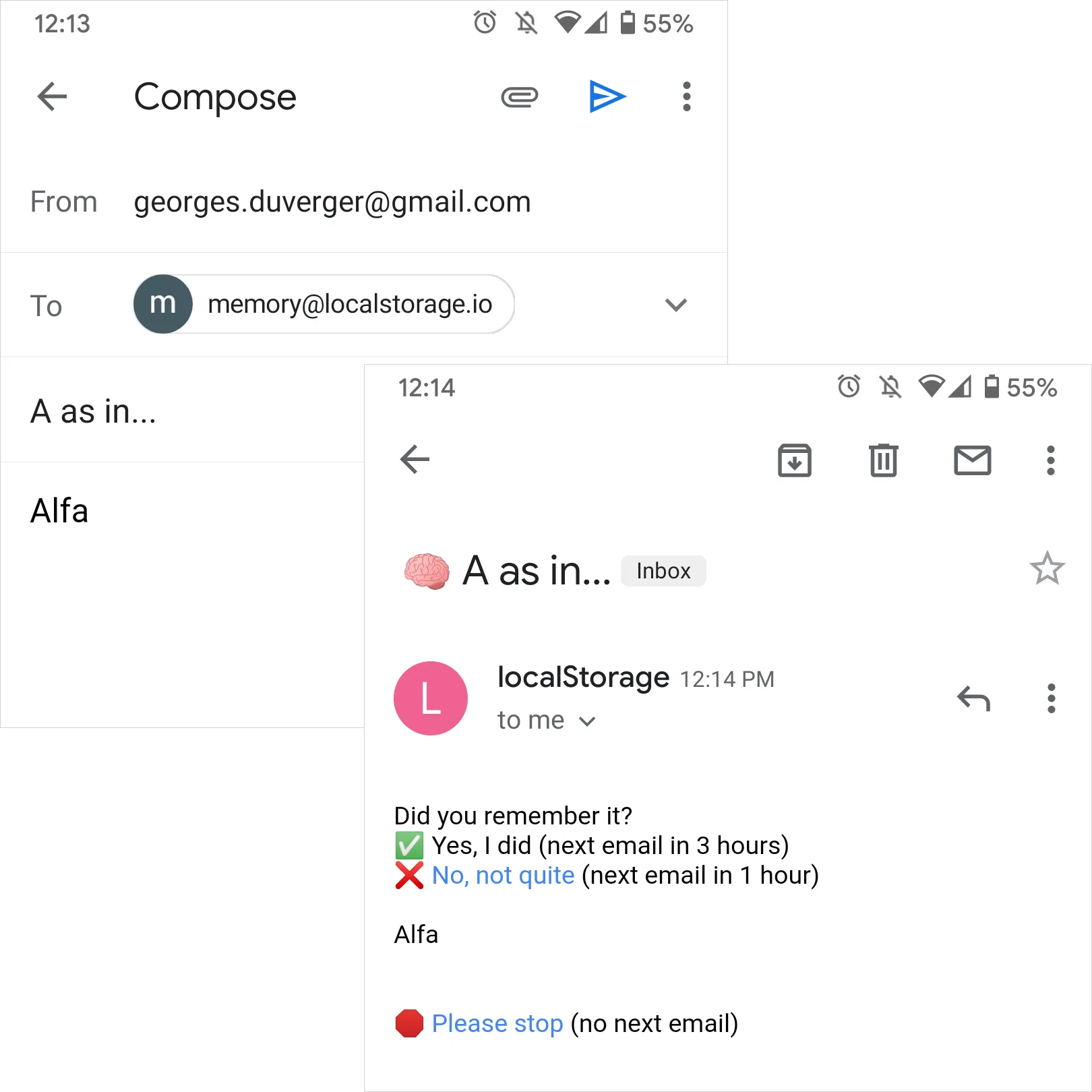 Compose and review